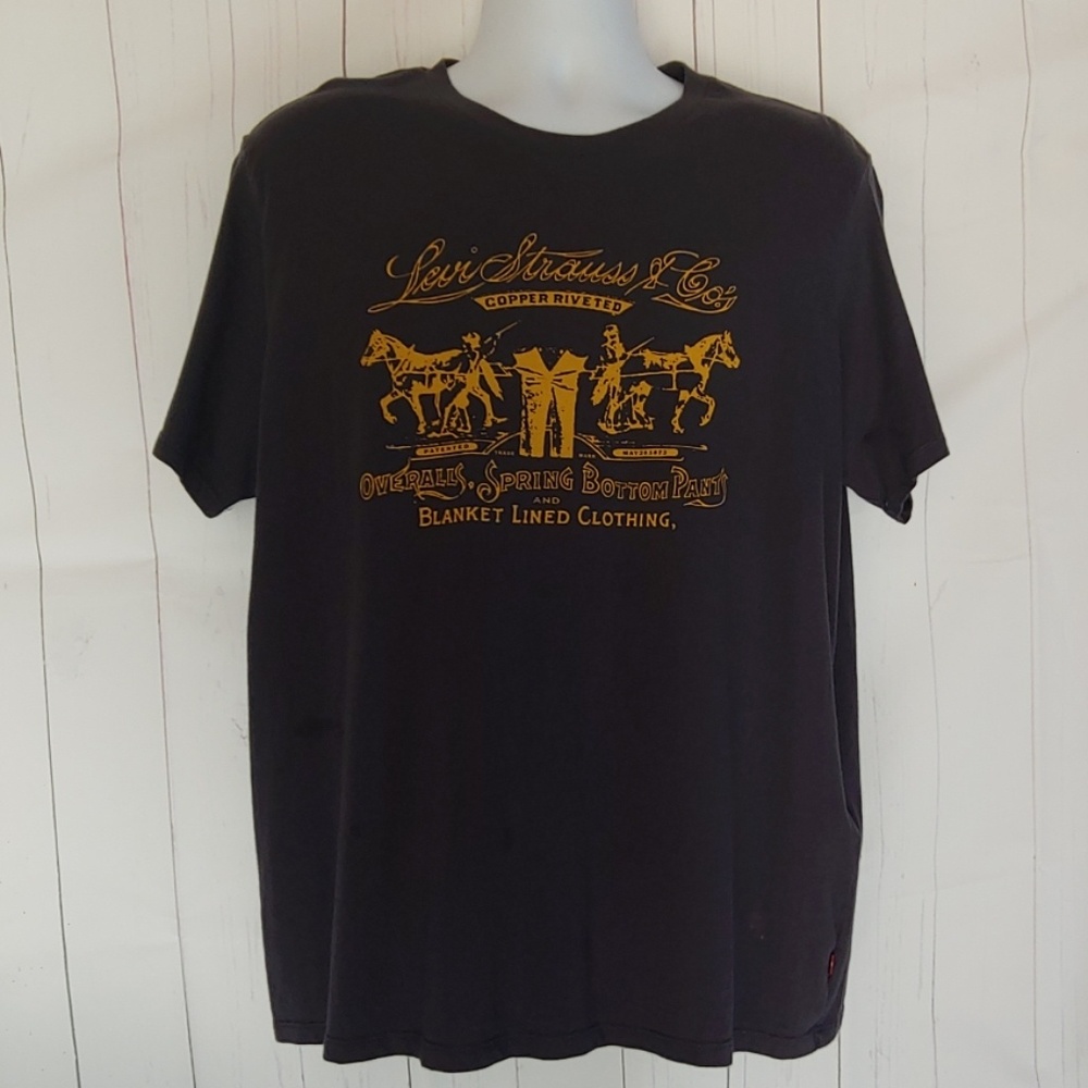 Levi's Men's Gray/Gold T-shirt